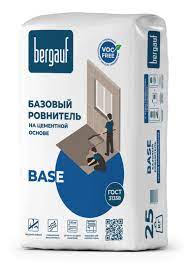 Цементная смесь д/предварительного выравнивания полов Base 5-50мм 25кг Bergauf 1/56