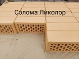 Кирпич керамический облицовочный М200 0,9НФ Евро Солома Ликолор 250х85х88 мм