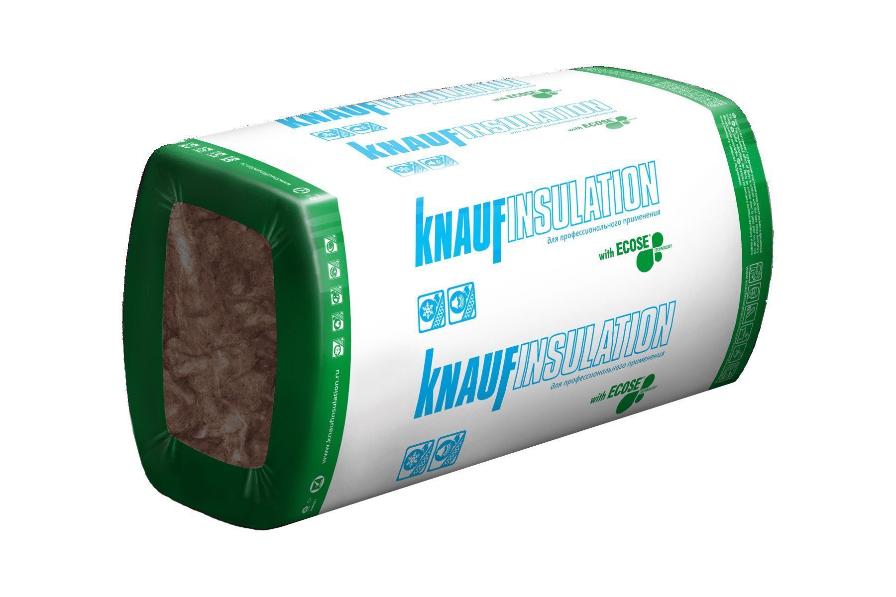 KNAUF Звукоизоляция Акустическая перегородка AS 1230*610*50х16 (0,6м3) 36уп/пал