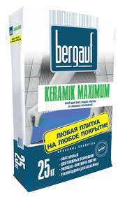 Клей для керамической плитки с макс.свойствами Keramik Maximum Plus 25 кг Bergauf 1/56