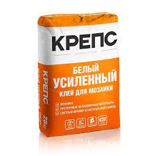 Клей для плитки КРЕПС Белый Усиленный 25кг 1/56