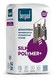 Шпаклевка белая полимерная Silk Polymer 25кг Bergauf 1/48
