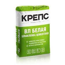 Шпаклевка цементная КРЕПС ВЛ белая, 20кг 1/56