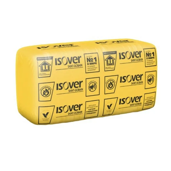                     ИЗОВЕР Каркас П 34 - 50 пл. 19 кг/м3 (1170х610х50х20 пл; 0,714 м3) 20 уп./пал./4*5уп
