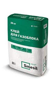 Клей для газоблока Smesit 25кг 1/48