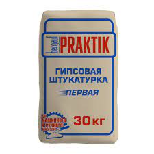 Штукатурка гипсовая Первая 30кг Bergauf Praktik 1/49